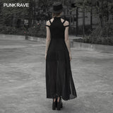 Embroidered mid-length dress