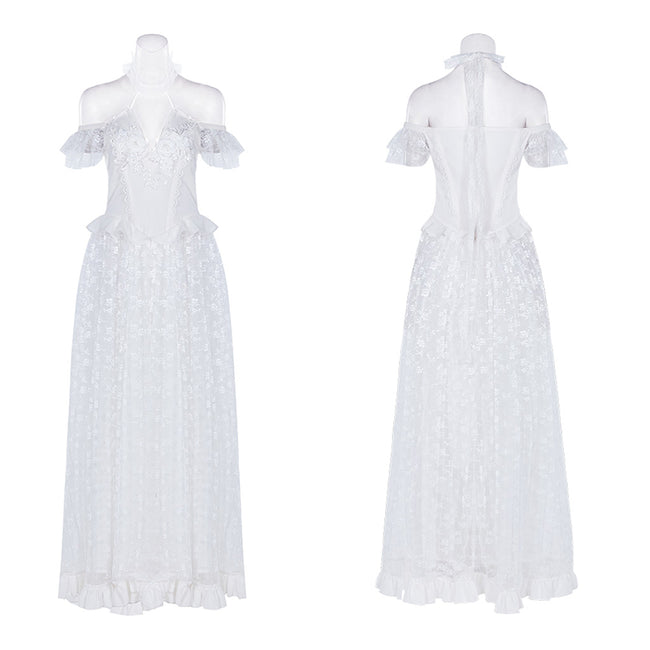 Gothic Gorgeous Off Shoulder Lace Dress