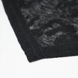 Gothic jacquard triangular face kerchief