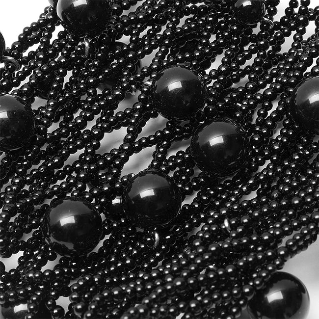 Gothic gorgeous pearl sleeves and collar three-piece set