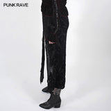 Swallow tail velvet slit skirt