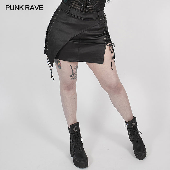 Irregular Steampunk  Half Skirt