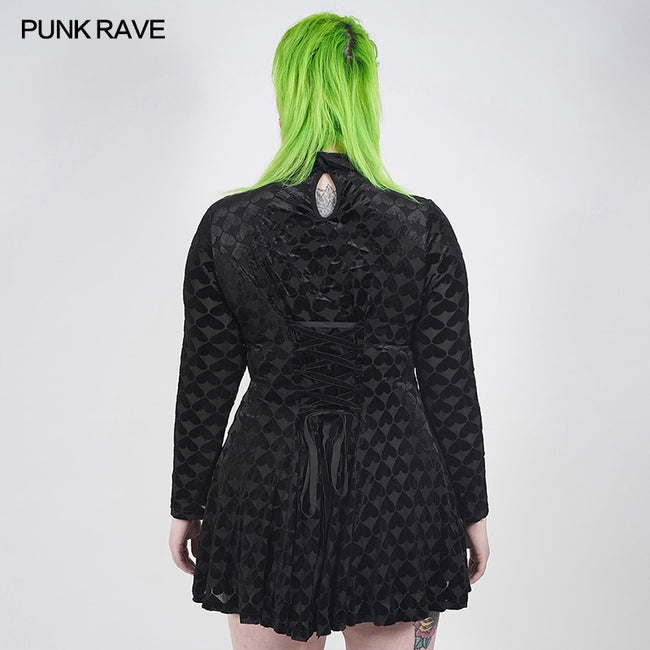 Goth dark night vines dress