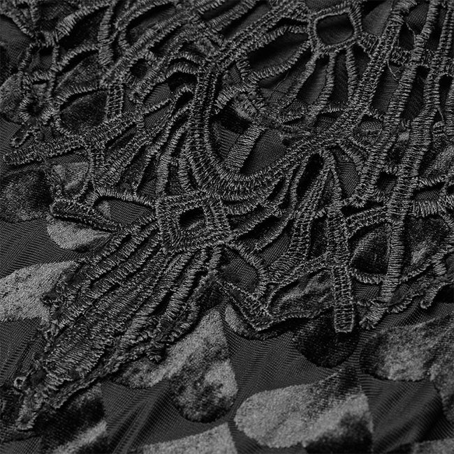 Goth dark night vines dress