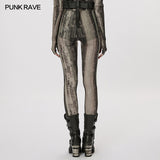 The Post-apocalyptic Techwear Tight Mesh Leggings