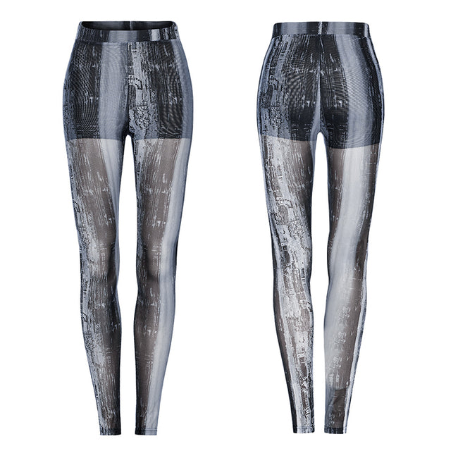 The Post-apocalyptic Techwear Tight Mesh Leggings