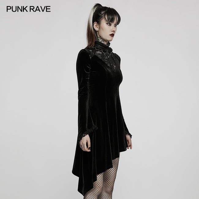 Gothic asymmetric dress