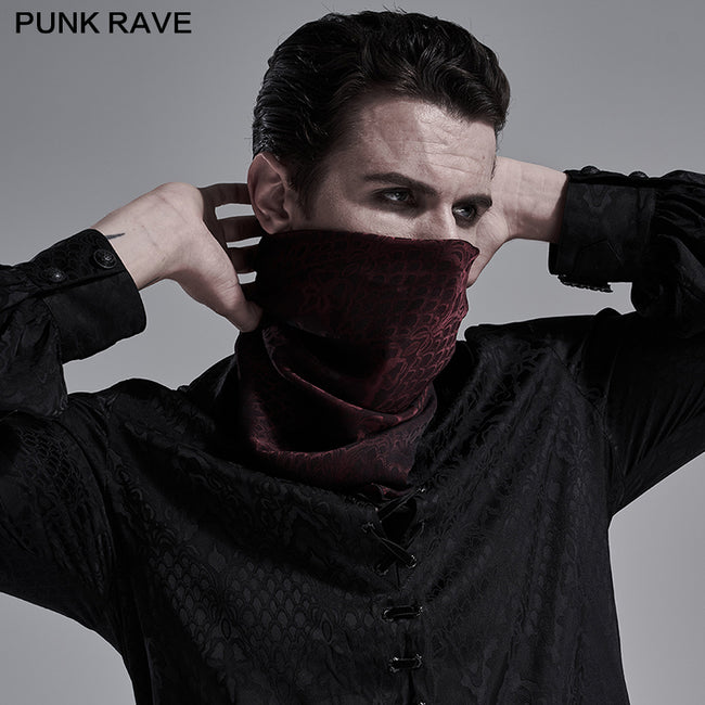 Men triangular scarf veil