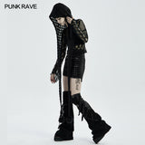 Gothic hooded scarf