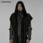 Post-apocalyptic style hooded scarf