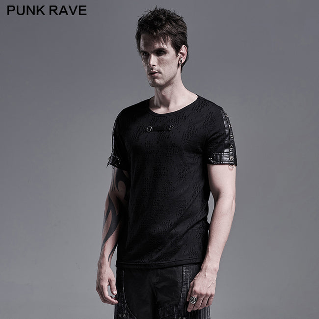 Punk short sleeve T-shirt