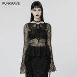 Gothic light lace T-shirt