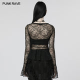Gothic light lace T-shirt