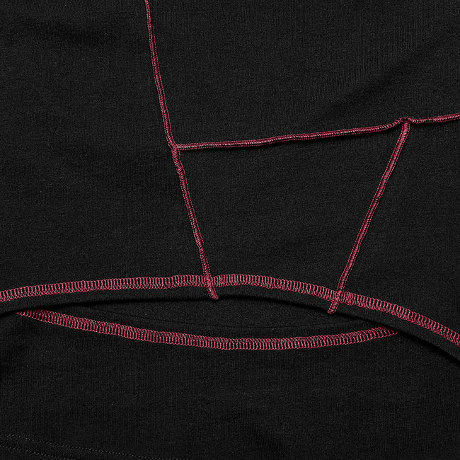 Punk daily hollow out T-shirt