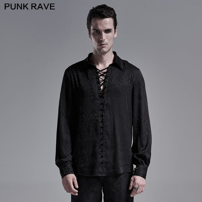 Gothic jacquard shirt