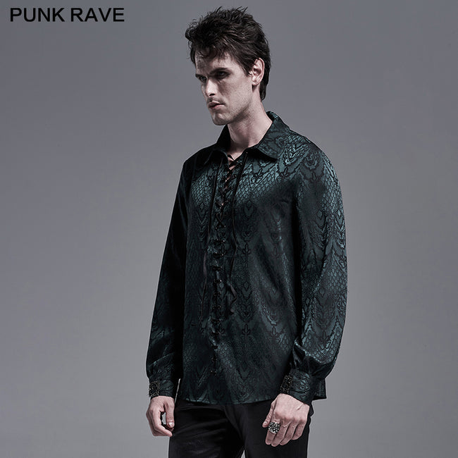 Gothic jacquard shirt