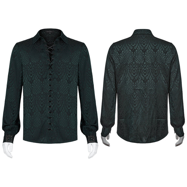 Gothic jacquard shirt
