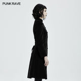 Goth Mid Length Coat