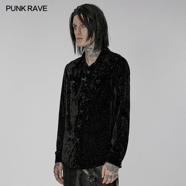 2022 Gothic daily  velvet  shirt