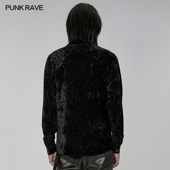 2022 Gothic daily  velvet  shirt