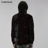 2022 Gothic daily  velvet  shirt