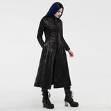 Gothic imitation fur long coat