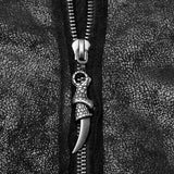 Gothic imitation fur long coat