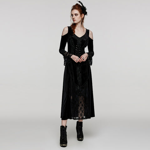 Goth sexy lace dress
