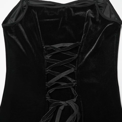 Goth Dark Heart Slip Dress