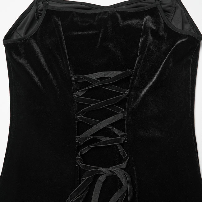Goth Dark Heart Slip Dress