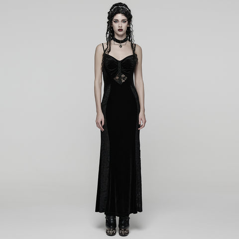 Goth Dark Heart Slip Dress