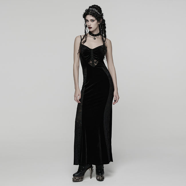 Goth Dark Heart Slip Dress