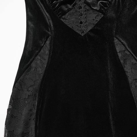 Goth Dark Heart Slip Dress