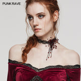 GOTH Blood Drop Choker