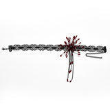 GOTH Blood Drop Choker