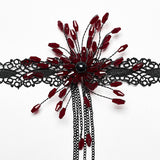 GOTH Blood Drop Choker
