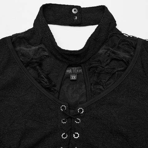 Goth Drop-Neck Daily T-Shirt