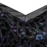 Goth embossed velvet camisole