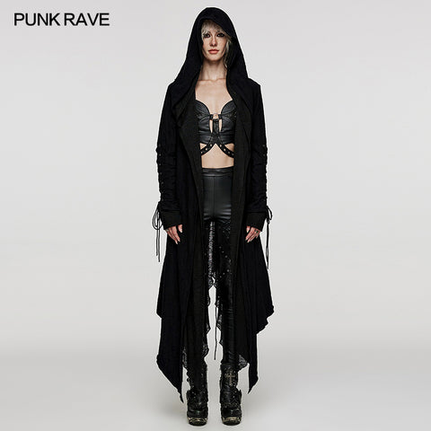 Goth decadent layered long coat