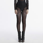 Cyber Skull Gradient Printed Pants
