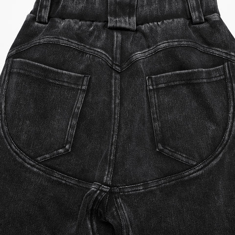Apocalypse punk knitted jeans