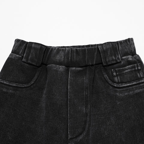 Apocalypse punk knitted jeans