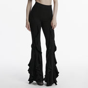 Gothic daily flared pants
