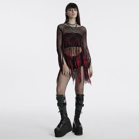 Goth tassels sweater