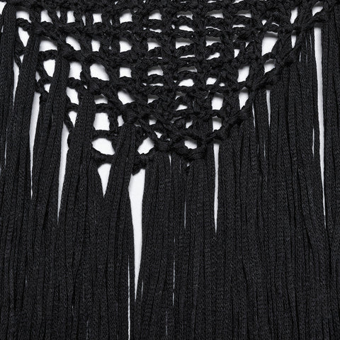 Goth tassels sweater