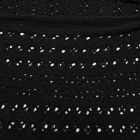 Goth hollowed out cardigan