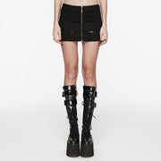 PUNK diamond mesh skirt