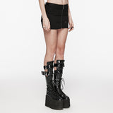 PUNK diamond mesh skirt