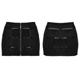 PUNK diamond mesh skirt