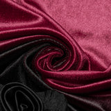 Goth gradient printed velvet dress